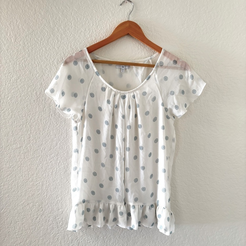 Gap peplum blouse Size Medium